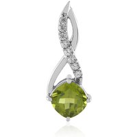 Peridot-Silberanhänger Peridot-Silberanhänger