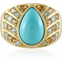 Sleeping Beauty-Türkis-Silberring (KM by Juwelo) Sleeping Beauty-Türkis-Silberring (KM by Juwelo)