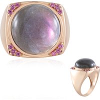 Purpurfarbener Maniry-Labradorit-Silberring (KM by Juwelo) Purpurfarbener Maniry-Labradorit-Silberring (KM by Juwelo)