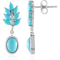 Sleeping Beauty-Türkis-Silberohrringe Sleeping Beauty-Türkis-Silberohrringe