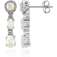 Welo-Opal-Silberohrringe Welo-Opal-Silberohrringe