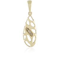 I2 Champagner-Diamant-Goldanhänger (Ornaments by de Melo) I2 Champagner-Diamant-Goldanhänger (Ornaments by de Melo)