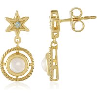 Regenbogen-Mondstein-Silberohrringe Regenbogen-Mondstein-Silberohrringe