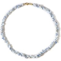 Äthiopischer Blauer Opal-Silberhalskette Äthiopischer Blauer Opal-Silberhalskette