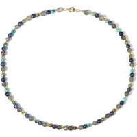 Edelstein-Silberhalskette Edelstein-Silberhalskette