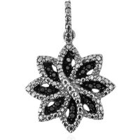 Schwarzer Diamant-Silberanhänger Schwarzer Diamant-Silberanhänger