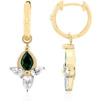 Brasilianischer Grüner Turmalin-Goldohrringe (Remy Rotenier) Brasilianischer Grüner Turmalin-Goldohrringe (Remy Rotenier)