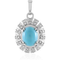 Sleeping Beauty-Türkis-Silberanhänger Sleeping Beauty-Türkis-Silberanhänger