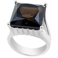 Rauchquarz-Silberring Rauchquarz-Silberring