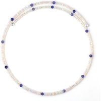 Edelstein-Stahlhalsreif (Riya) Edelstein-Stahlhalsreif (Riya)