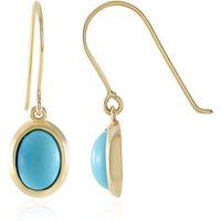 Sleeping Beauty-Türkis-Silberohrringe Sleeping Beauty-Türkis-Silberohrringe