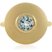 Himmelblauer Topas-Silberring (MONOSONO COLLECTION) Himmelblauer Topas-Silberring (MONOSONO COLLECTION)