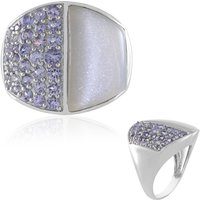 Silberner Mondstein-Silberring (KM by Juwelo) Silberner Mondstein-Silberring (KM by Juwelo)