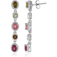 Turmalin-Silberohrringe Turmalin-Silberohrringe