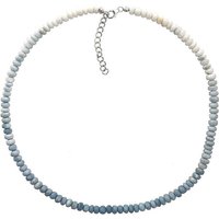 Blauer Opal-Silberhalskette Blauer Opal-Silberhalskette