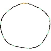 Edelstein-Silberhalskette Edelstein-Silberhalskette