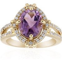 Bolivianischer Amethyst-Silberring Bolivianischer Amethyst-Silberring