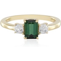 Grüner Benedito-Turmalin-Goldring (Adela Gold) Grüner Benedito-Turmalin-Goldring (Adela Gold)