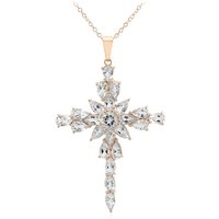 Weißer Topas-Silberhalskette Weißer Topas-Silberhalskette