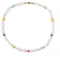 Edelstein-Silberhalskette Edelstein-Silberhalskette