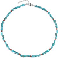 Türkis-Silberhalskette Türkis-Silberhalskette