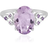 Lavendel-Amethyst-Silberring Lavendel-Amethyst-Silberring