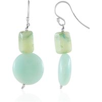 Edelstein-Silberohrringe Edelstein-Silberohrringe