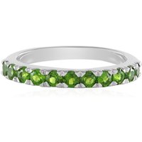 Russischer Diopsid-Silberring Russischer Diopsid-Silberring