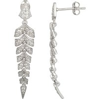 Zirkon-Silberohrringe (Adela Silber) Zirkon-Silberohrringe (Adela Silber)