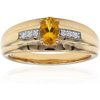 Goldener Beryll-Goldring Goldener Beryll-Goldring