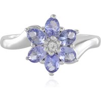 Tansanit-Silberring Tansanit-Silberring