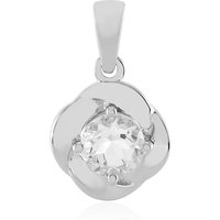 Weißer Topas-Silberanhänger Weißer Topas-Silberanhänger