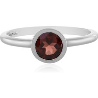 Mosambik-Granat-Silberring Mosambik-Granat-Silberring