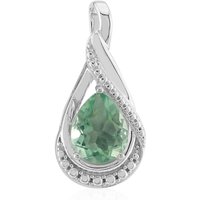 Grüner Fluorit-Silberanhänger (Pallanova) Grüner Fluorit-Silberanhänger (Pallanova)