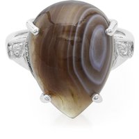 Botswana-Achat-Silberring Botswana-Achat-Silberring