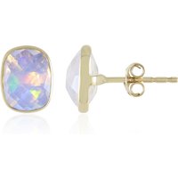 Welo-Opal-Goldohrringe Welo-Opal-Goldohrringe