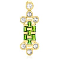 Russischer Diopsid-Silberanhänger (Adela Silber) Russischer Diopsid-Silberanhänger (Adela Silber)