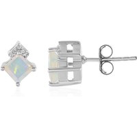 Welo-Opal-Silberohrringe Welo-Opal-Silberohrringe