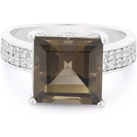 Rauchquarz-Silberring Rauchquarz-Silberring