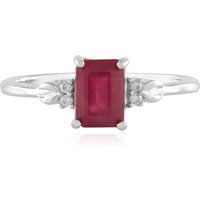 Bemainty-Rubin-Silberring Bemainty-Rubin-Silberring