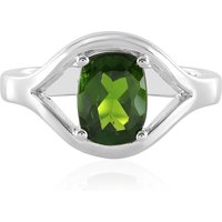 Russischer Diopsid-Silberring Russischer Diopsid-Silberring