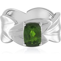 Russischer Diopsid-Silberring (de Melo Essence) Russischer Diopsid-Silberring (de Melo Essence)