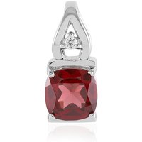 Mosambik-Granat-Silberanhänger Mosambik-Granat-Silberanhänger