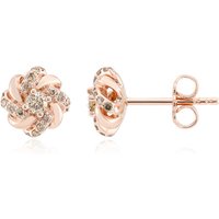 I1 Argyle-Rose de France-Brillant-Silberohrringe (Annette) I1 Argyle-Rose de France-Brillant-Silberohrringe (Annette)