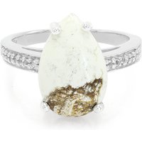 Magnesit-Silberring Magnesit-Silberring