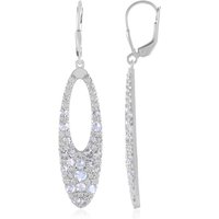 Blauer Mondstein-Silberohrringe (KM by Juwelo) Blauer Mondstein-Silberohrringe (KM by Juwelo)