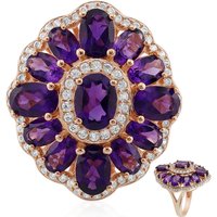 Marokkanischer Amethyst-Silberring Marokkanischer Amethyst-Silberring