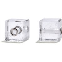 Weißer Quarz-Silberanhänger (MONOSONO COLLECTION) Weißer Quarz-Silberanhänger (MONOSONO COLLECTION)