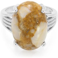 Dinosaurier-Quarz-Silberring Dinosaurier-Quarz-Silberring