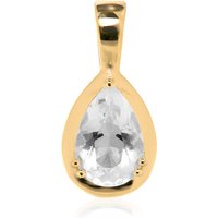 Mexikanischer Hyalith-Opal-Goldanhänger Mexikanischer Hyalith-Opal-Goldanhänger